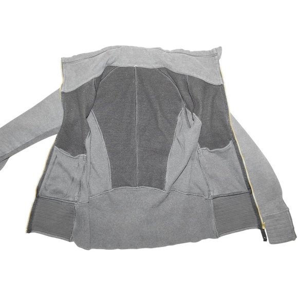 Lululemon Athletica Gray Full Zip Mock Neck Sweatshirt Women's Size 4 - Picture 4 of 7